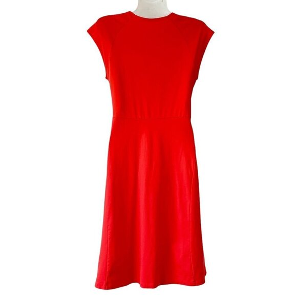 Patagonia Seabrook Bandha Dress Spiced Coral Knotted V Neck Cap Sleeve  Size S - Picture 4 of 6